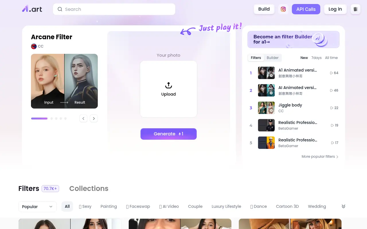 A1.art screenshot