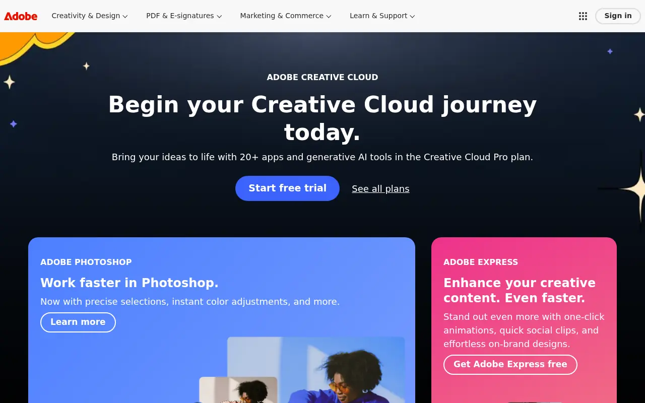 Adobe screenshot
