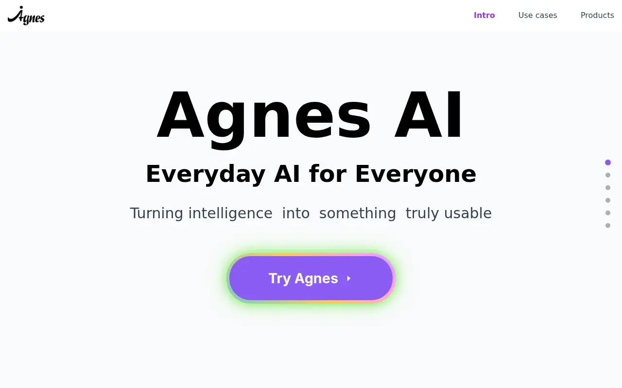 Agnes AI screenshot