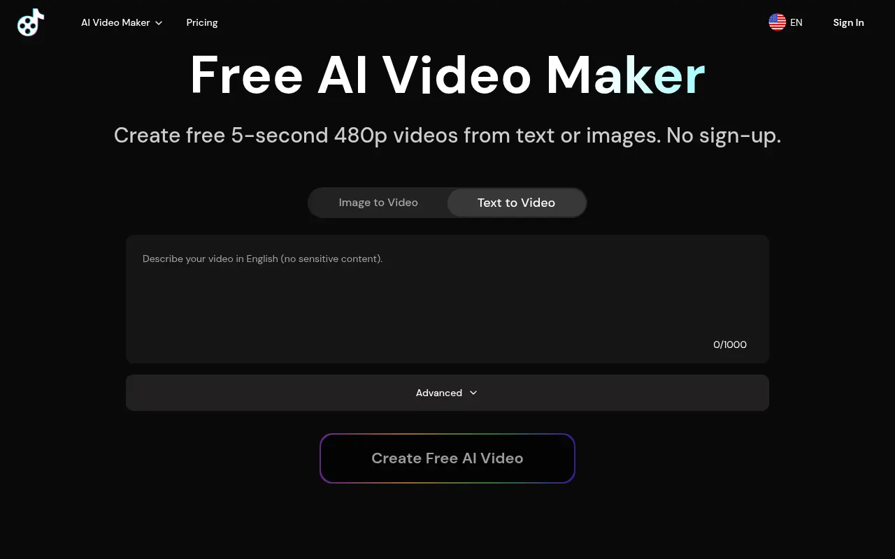 AI Video Maker screenshot