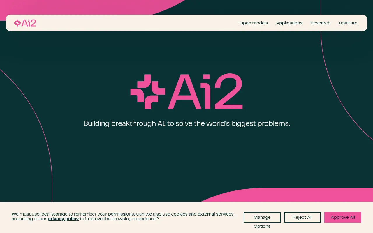 Allen Institute for AI screenshot
