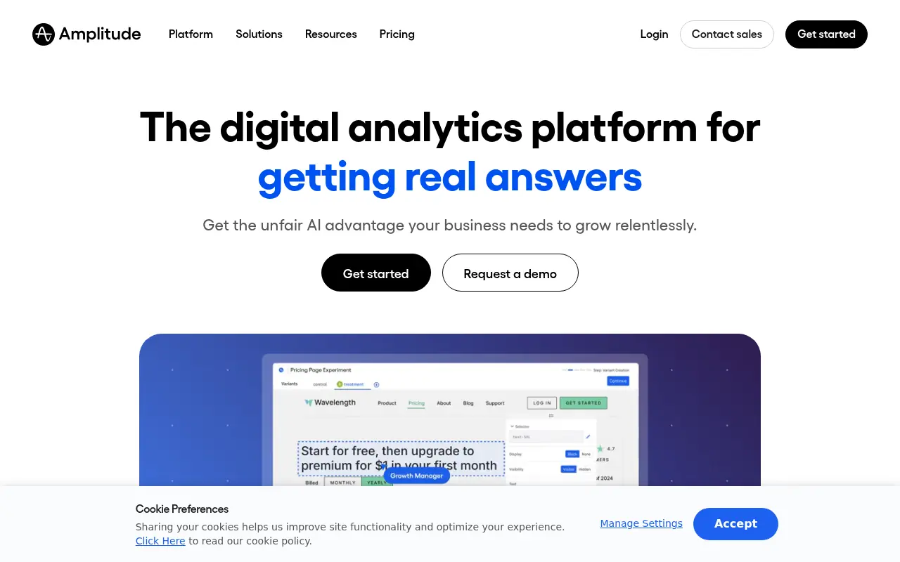 Amplitude screenshot