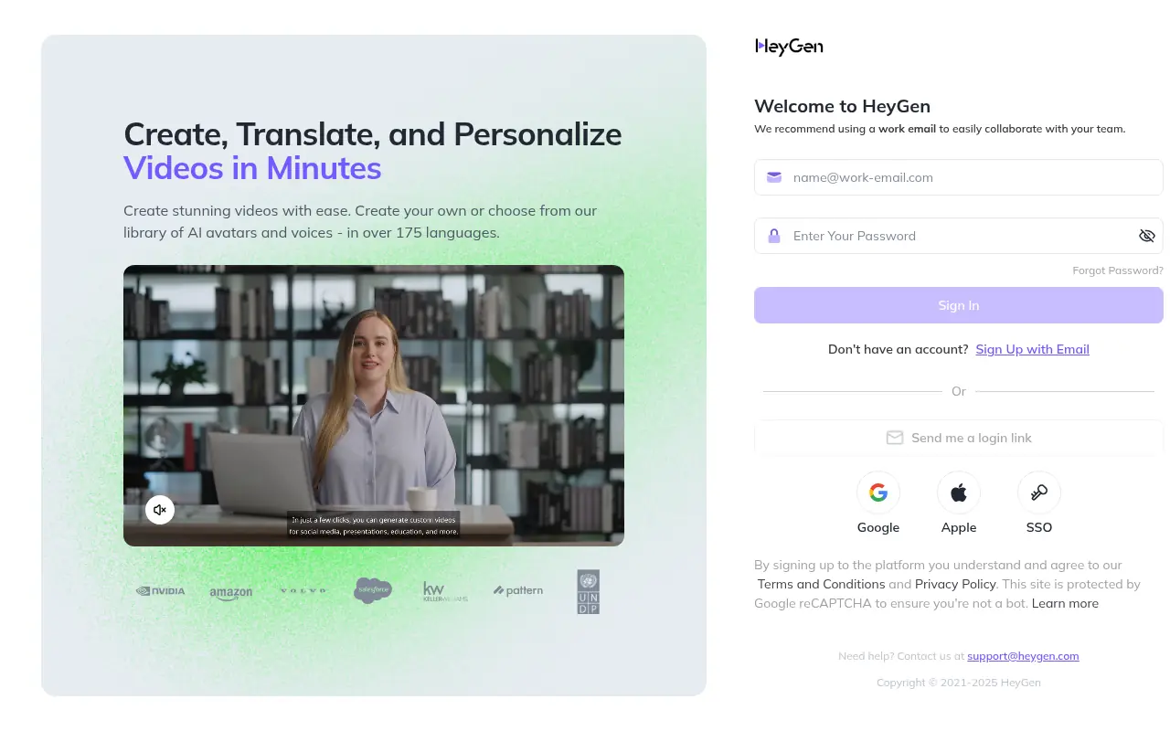 HeyGen screenshot