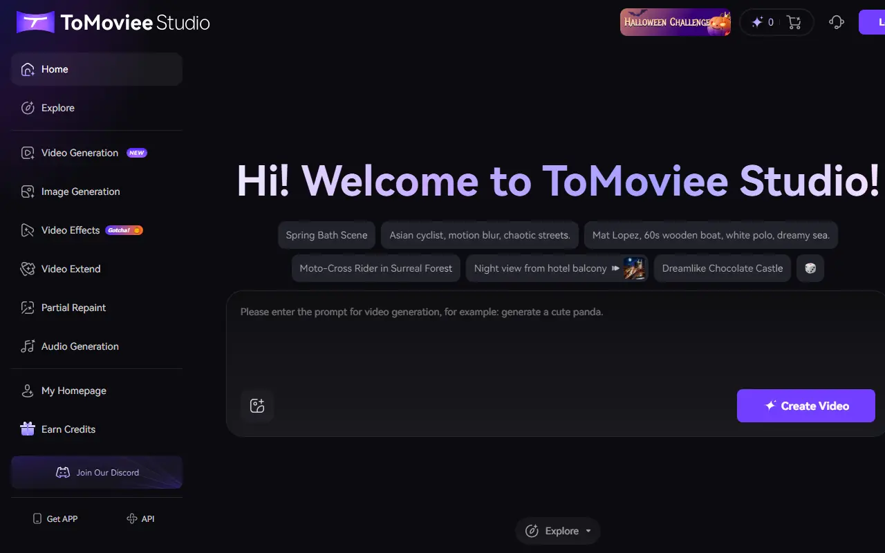 ToMoviee AI screenshot