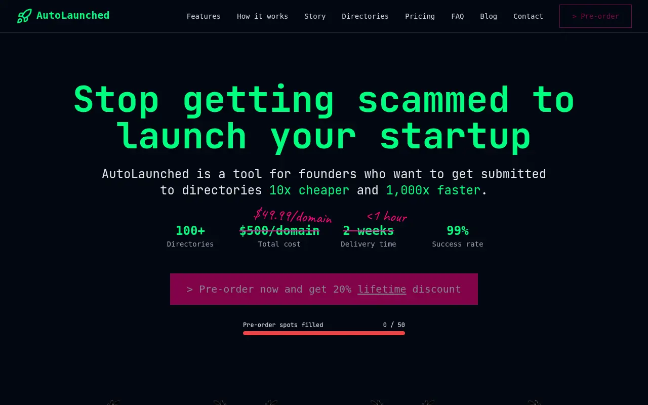 AutoLaunched screenshot