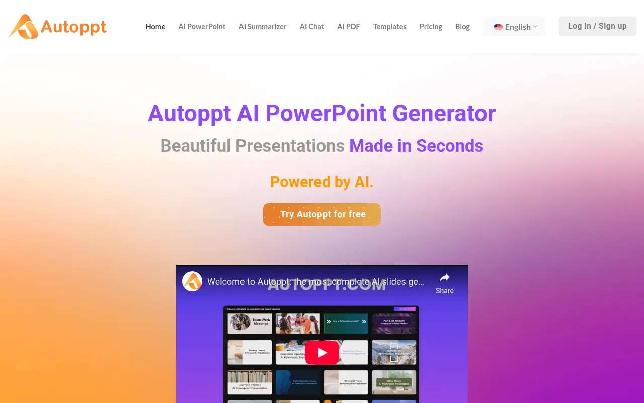 Autoppt screenshot