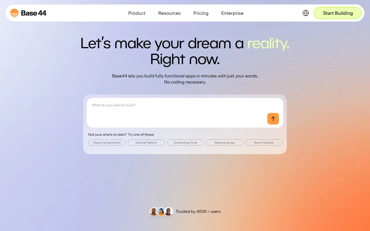 Base44 screenshot