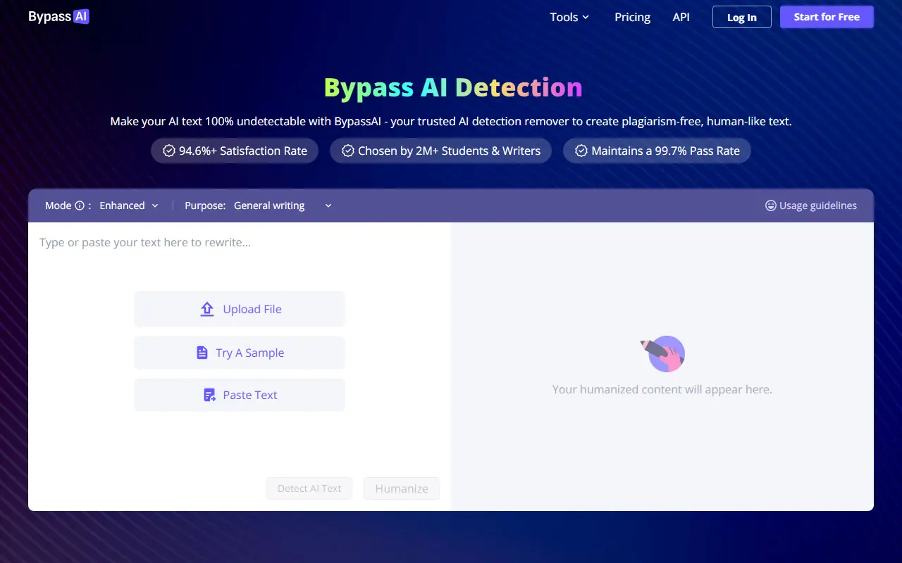 BypassAI screenshot