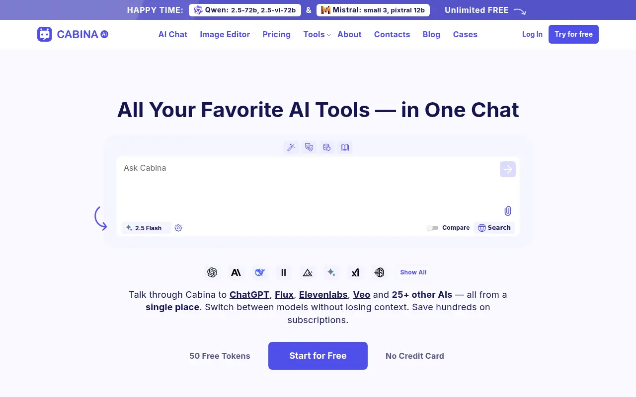 Cabina AI screenshot