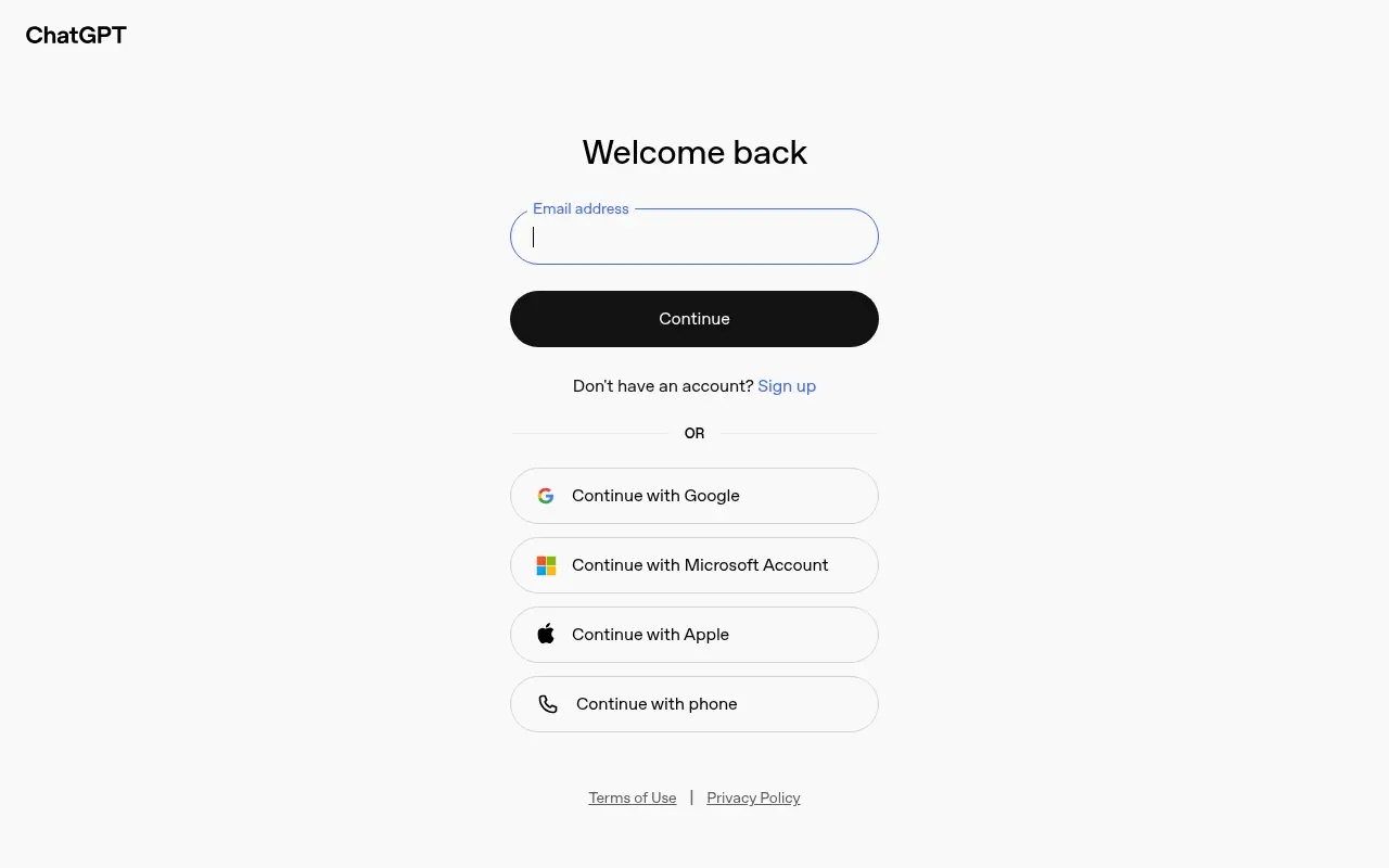 ChatGPT screenshot
