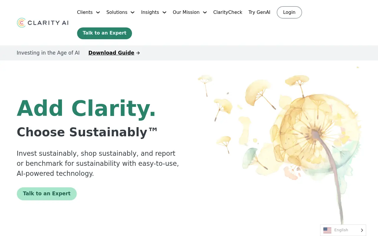 Clarity AI screenshot