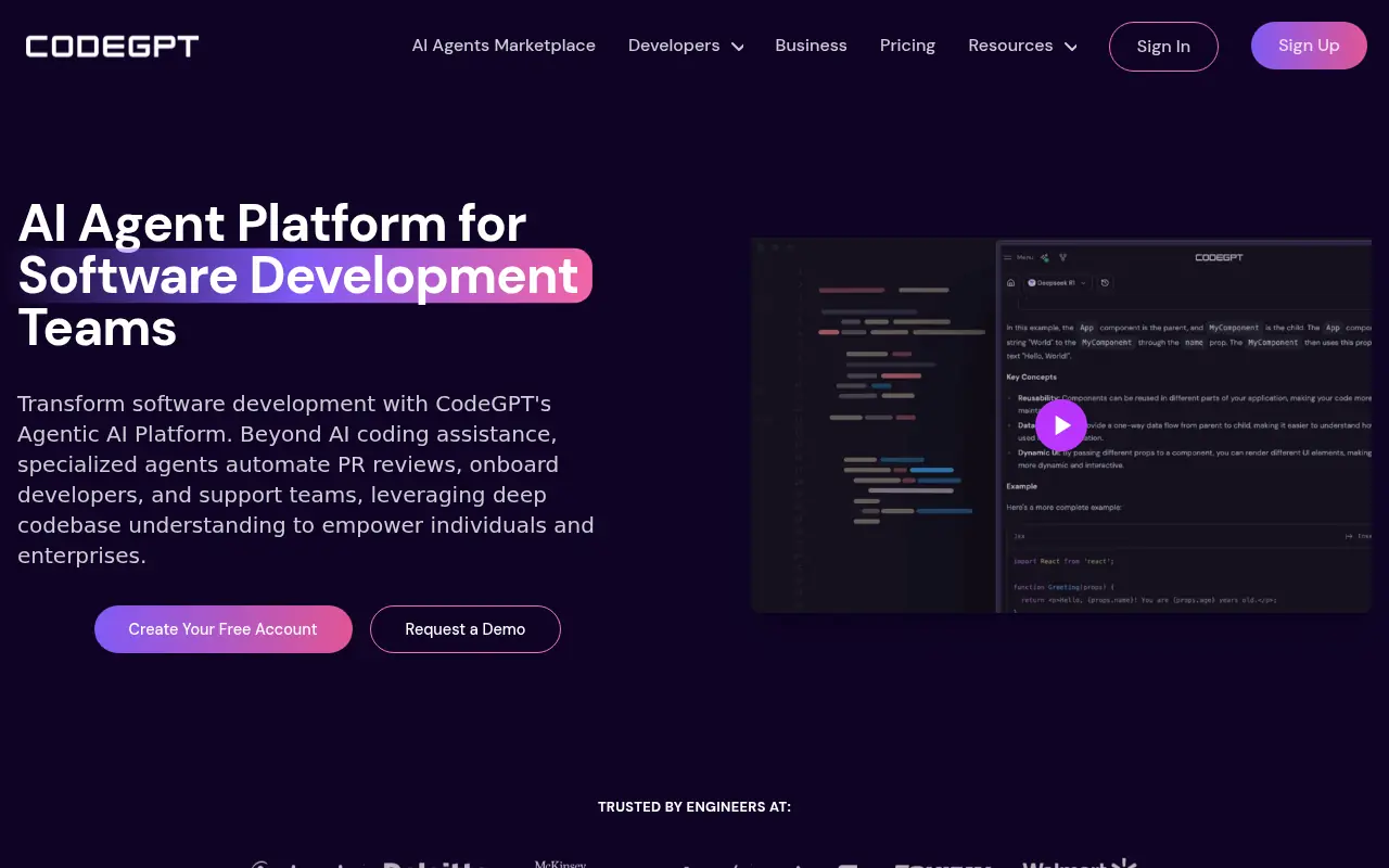 CodeGPT screenshot
