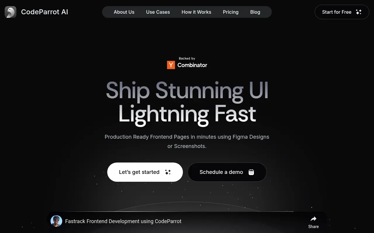 CodeParrot AI screenshot