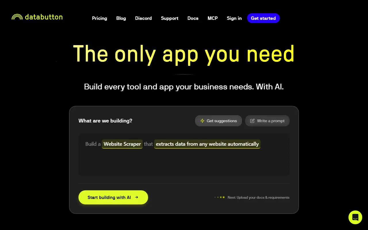 DataButton screenshot