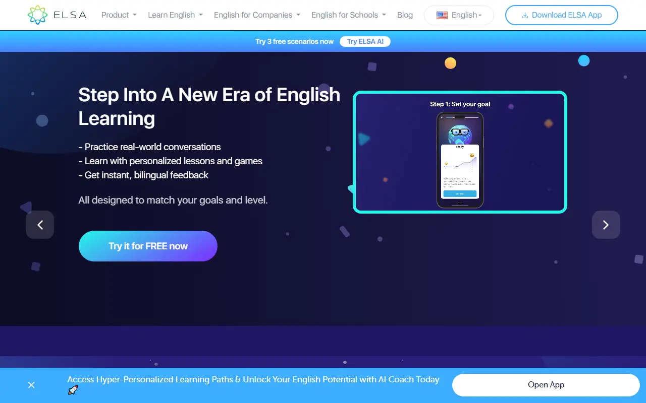 ELSA Speak screenshot