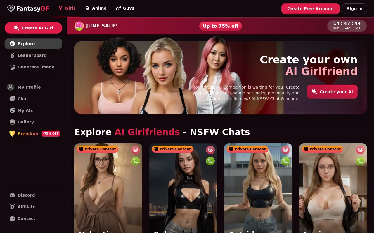 FantasyGF screenshot