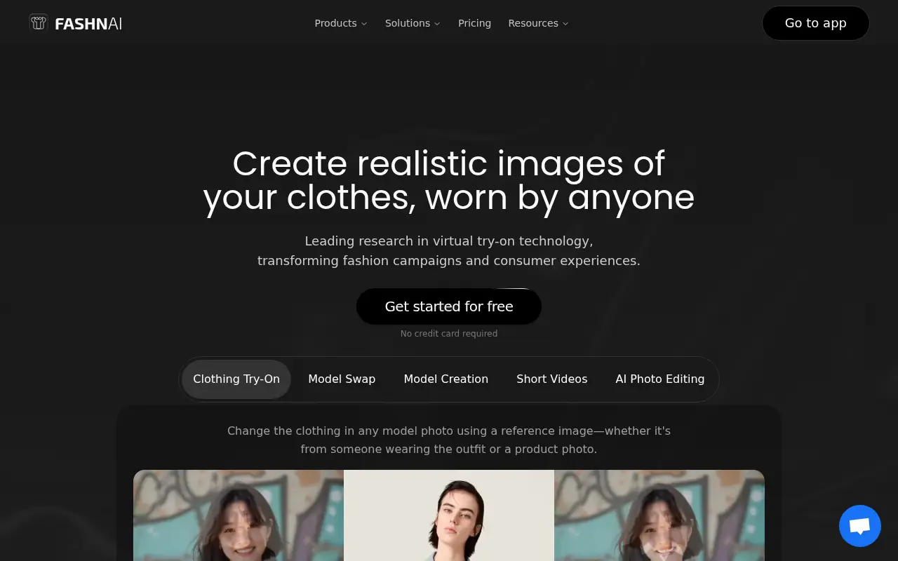 Fashn.ai screenshot