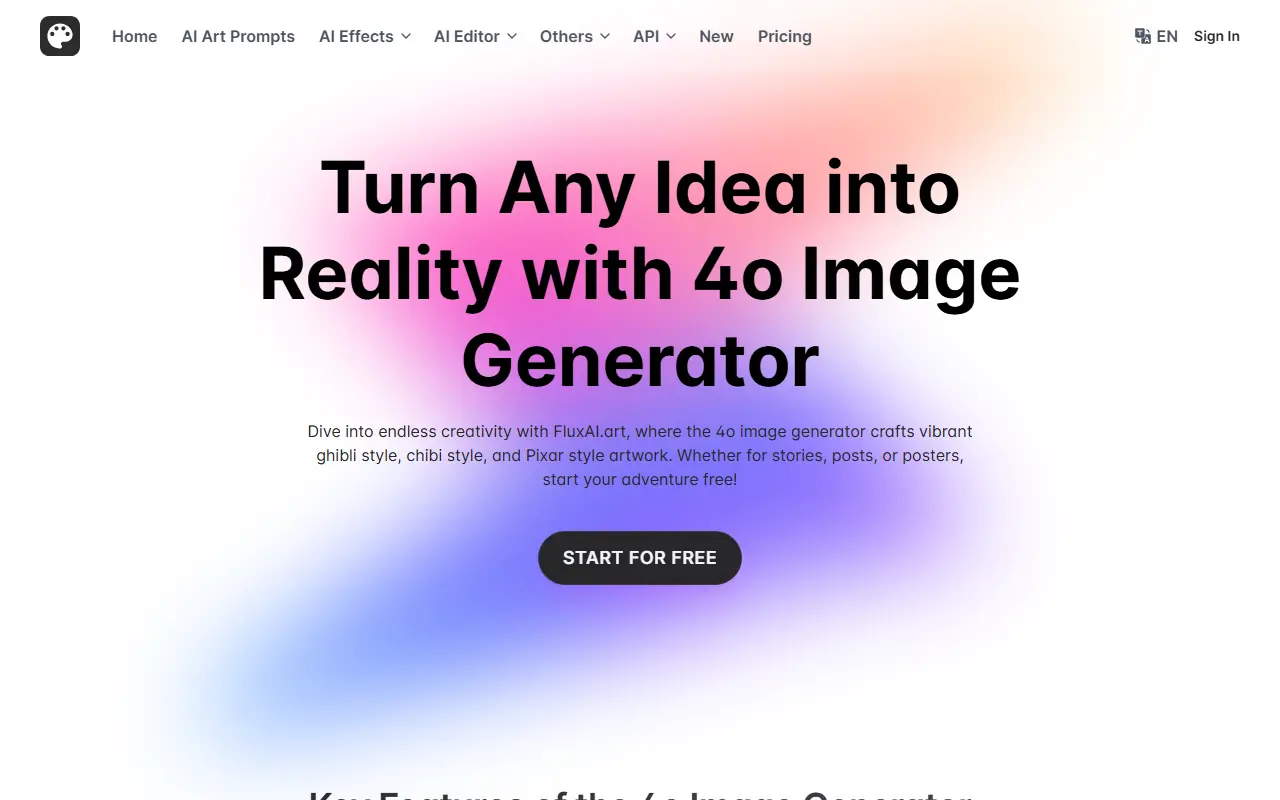 FluxAI.art screenshot