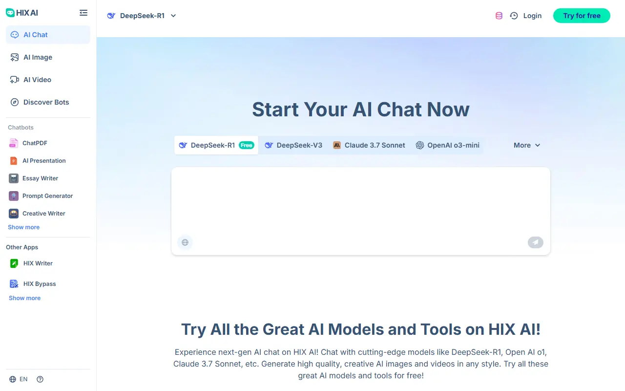 HIX.AI screenshot