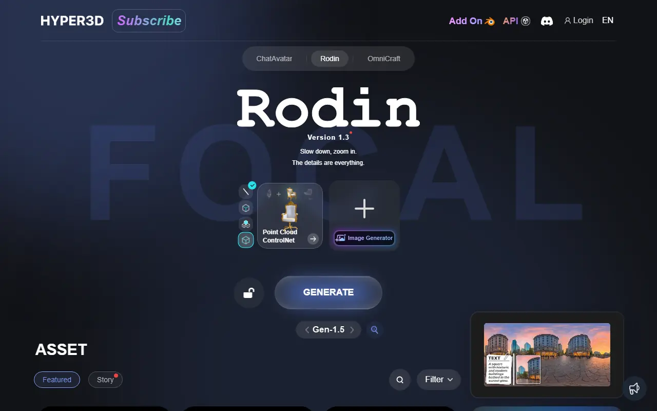 Hyper3D screenshot