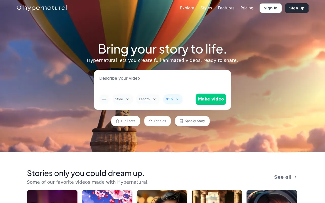 Hypernatural screenshot