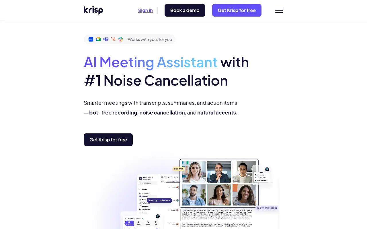 Krisp screenshot