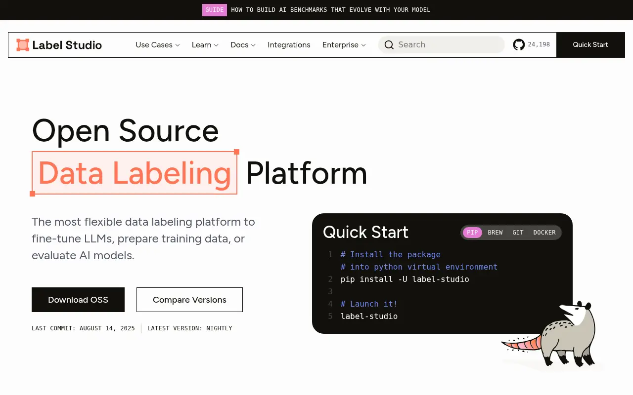 Label Studio screenshot