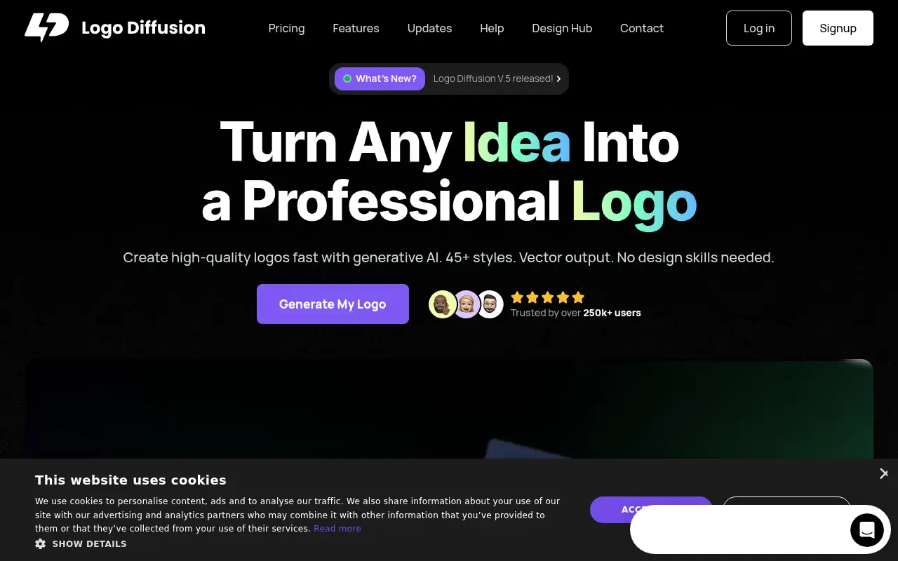 Logo Diffusion screenshot