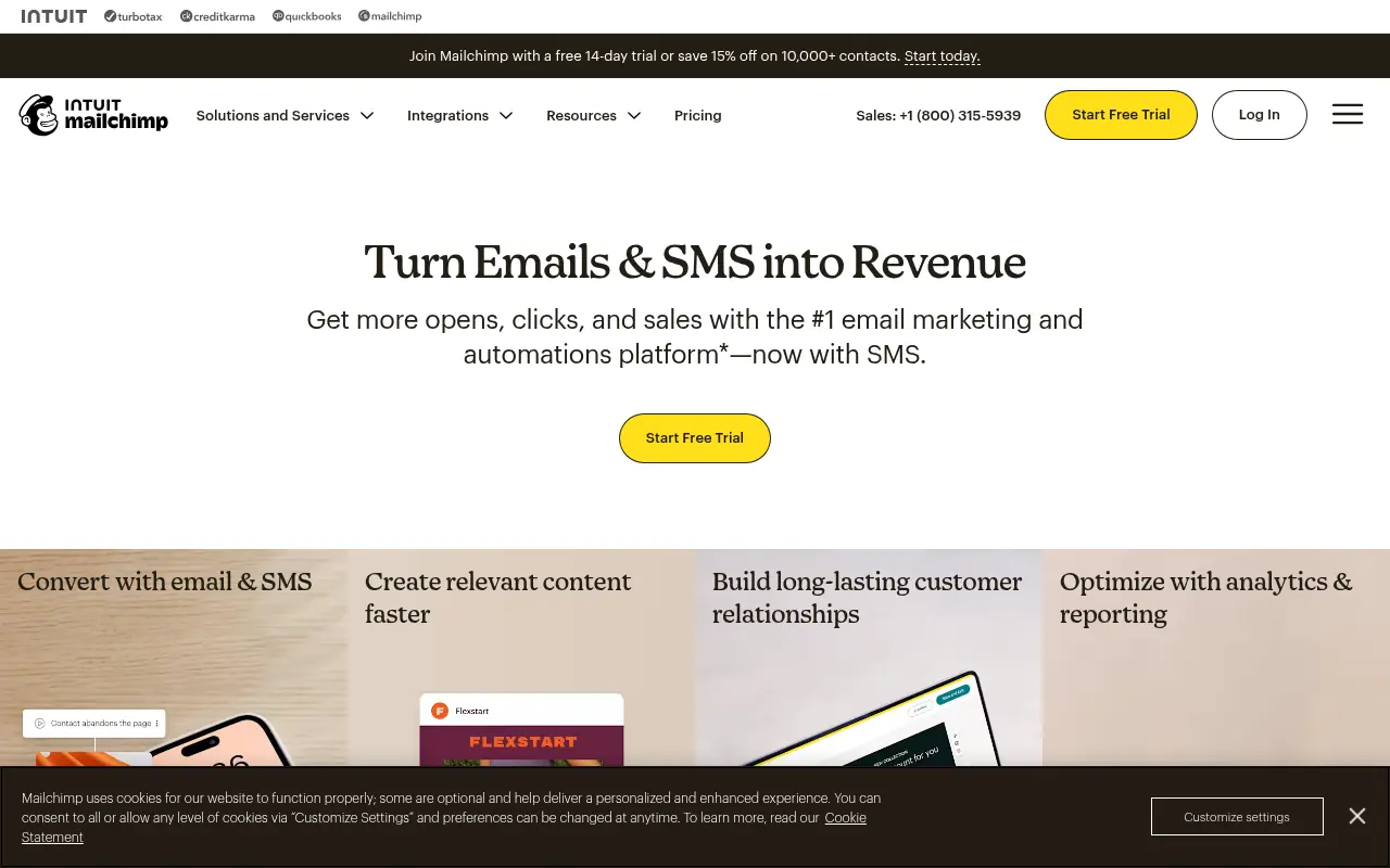 Mailchimp screenshot