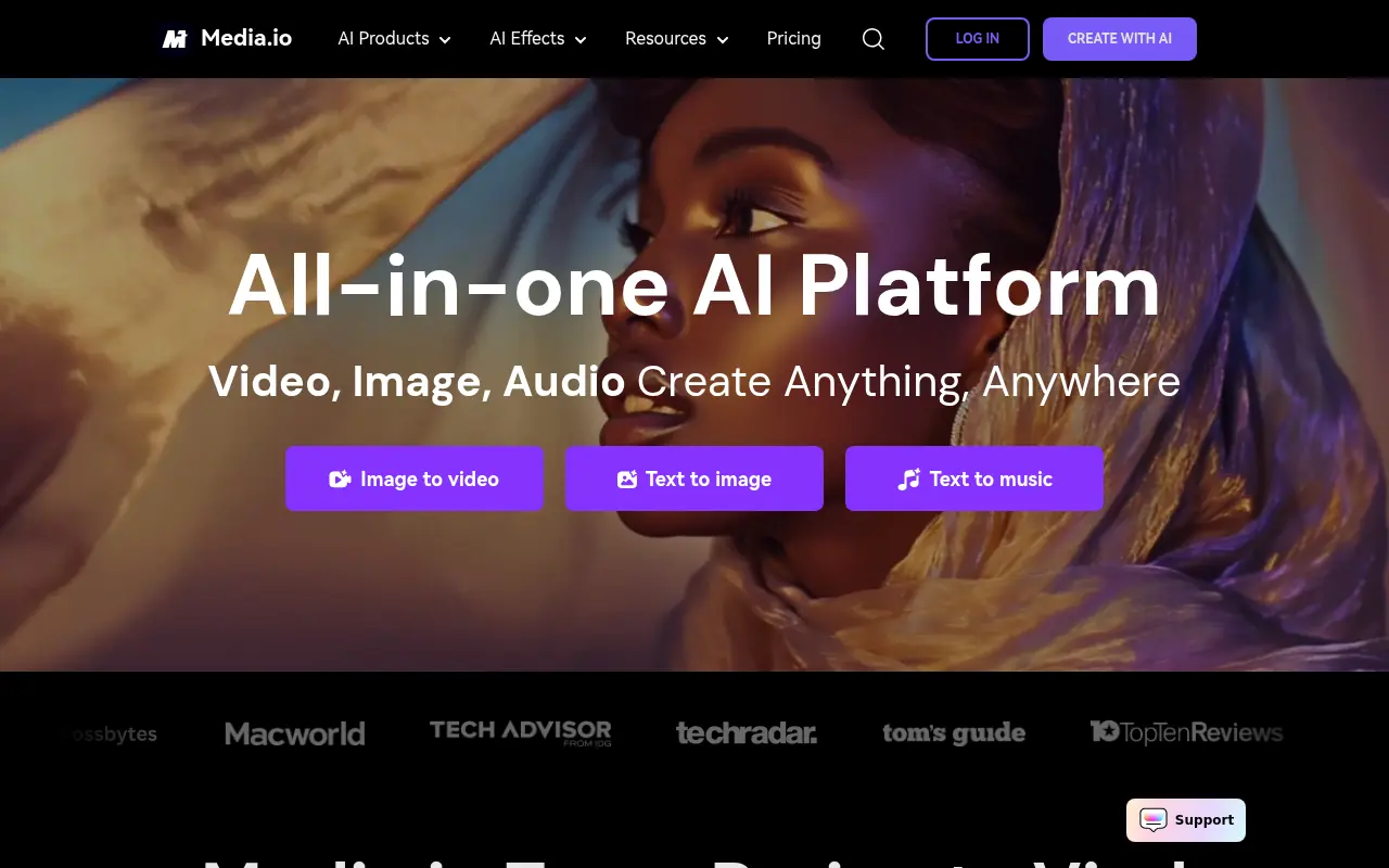 Media.io screenshot