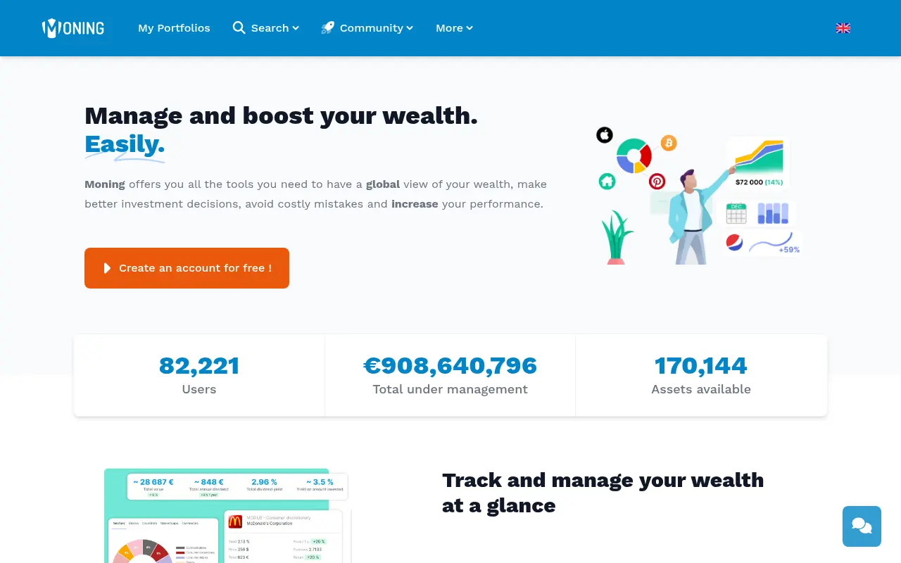 Moning screenshot