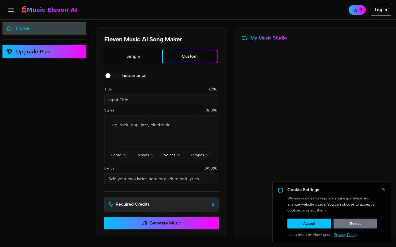 MusicEleven AI screenshot