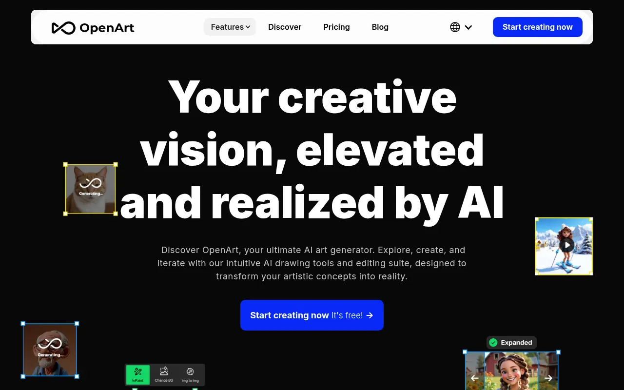 OpenArt screenshot