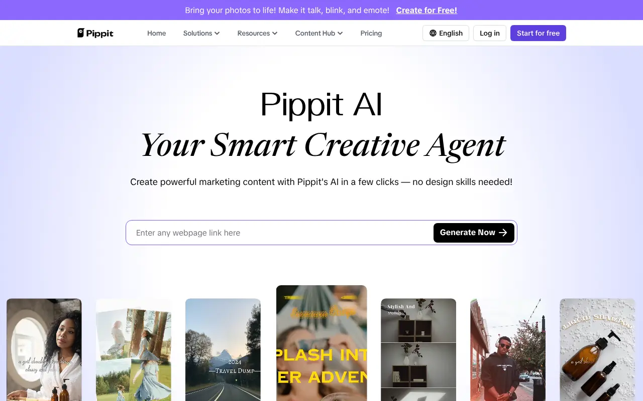 Pippit AI screenshot