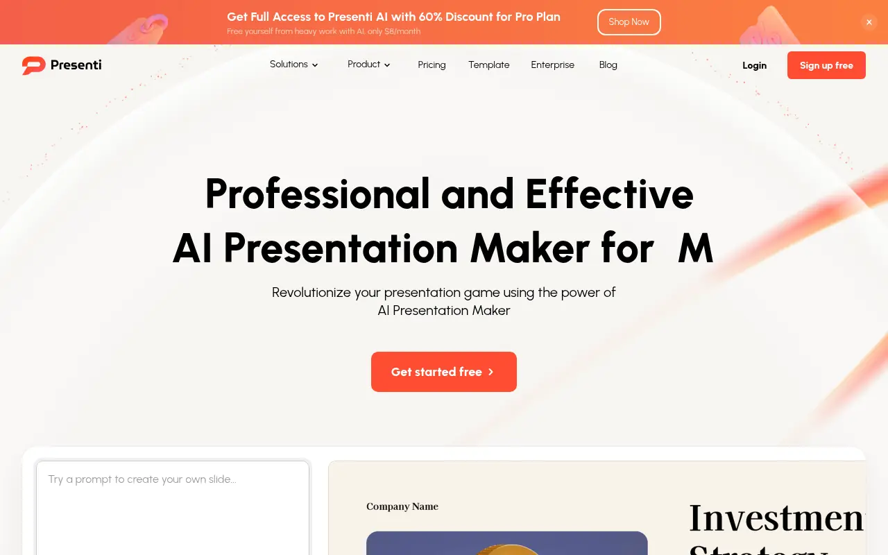 Presenti.ai screenshot