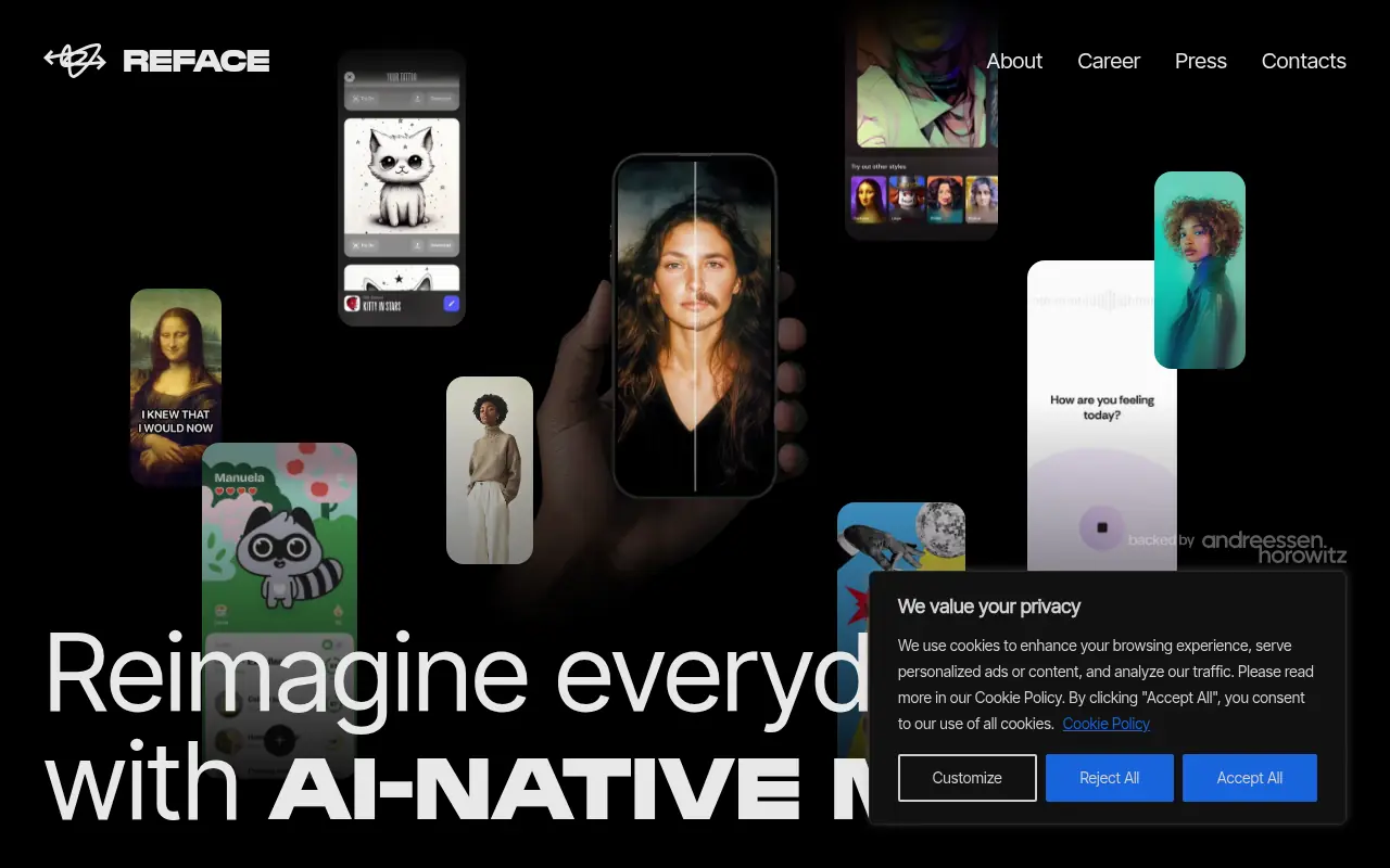 Reface screenshot