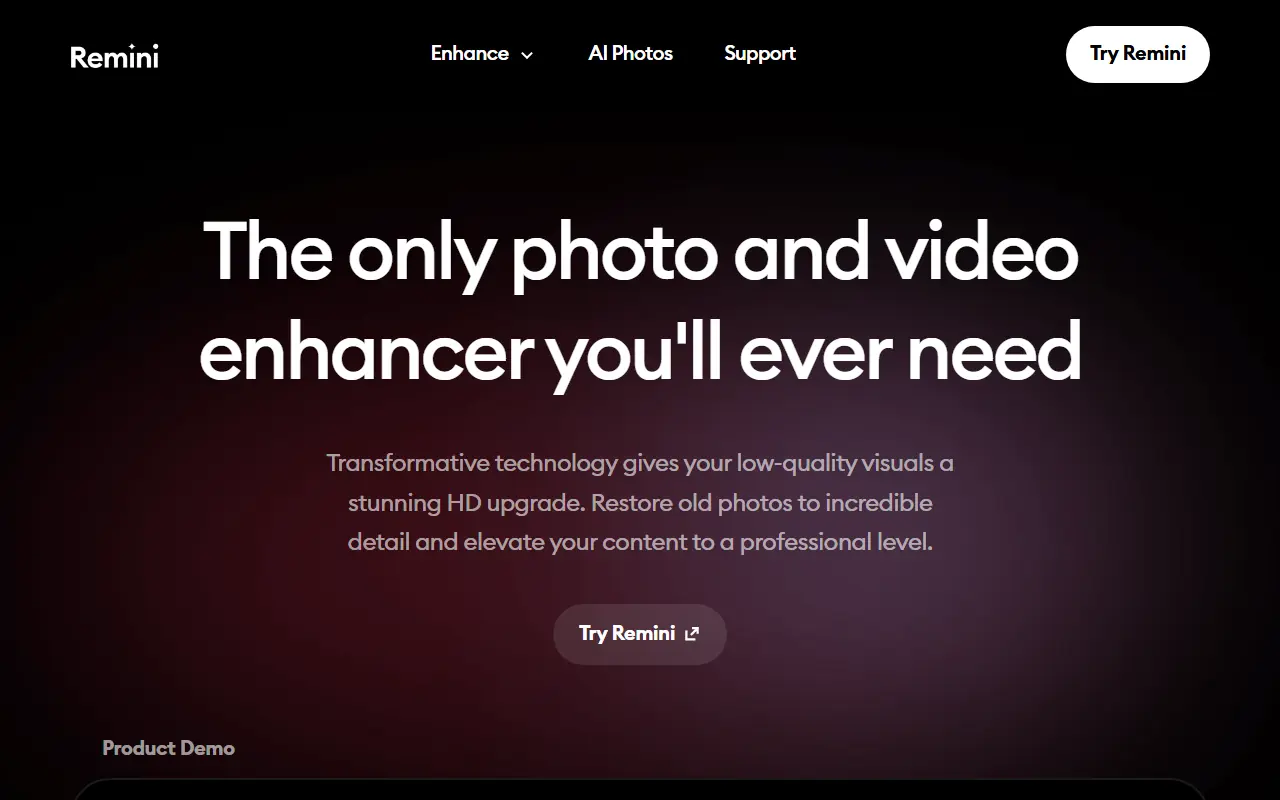 Remini screenshot