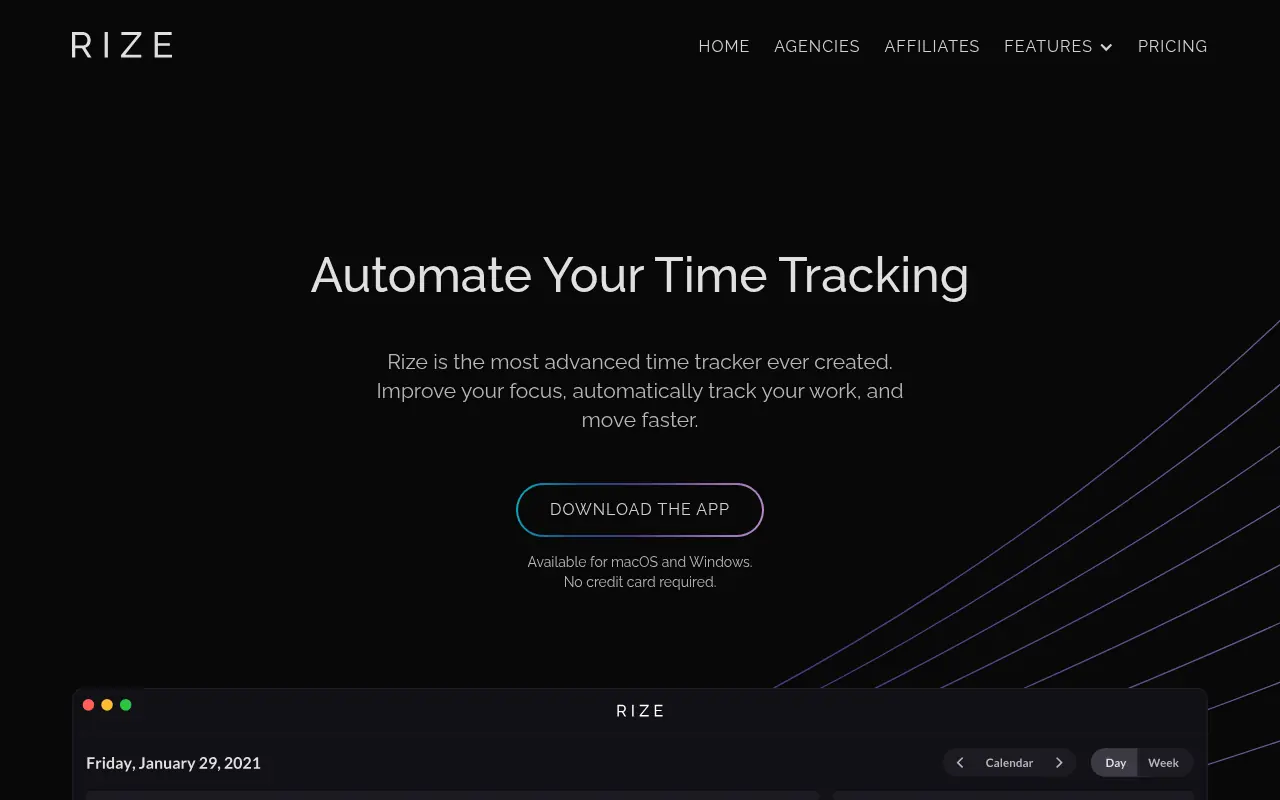 Rize screenshot
