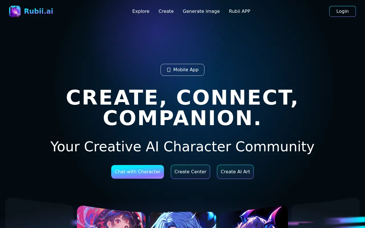 Rubii AI screenshot