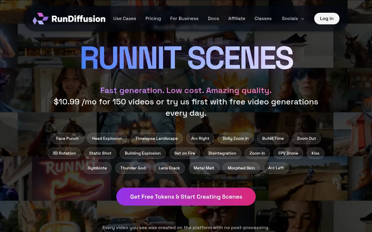 RunDiffusion screenshot