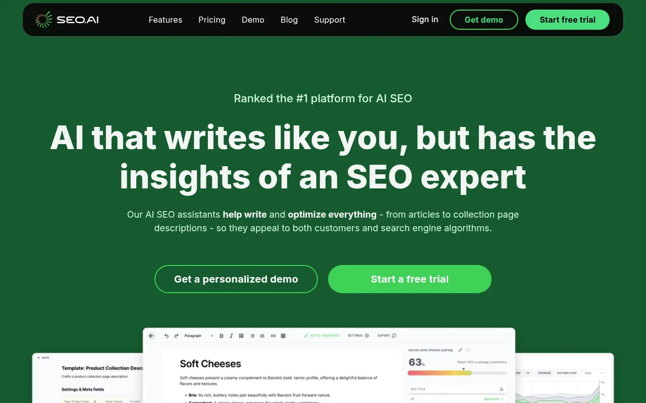 SEO.AI screenshot