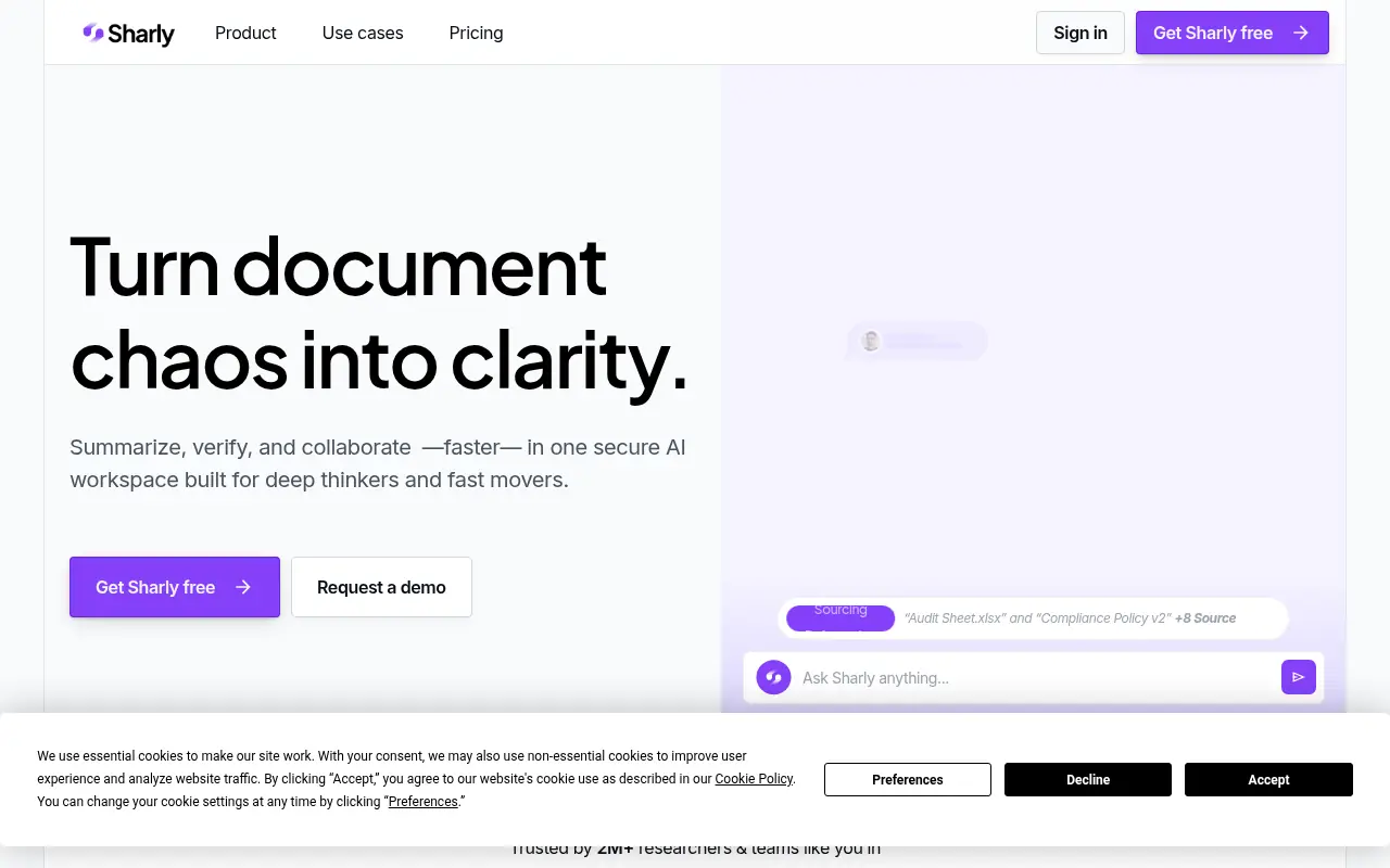 Sharly AI screenshot