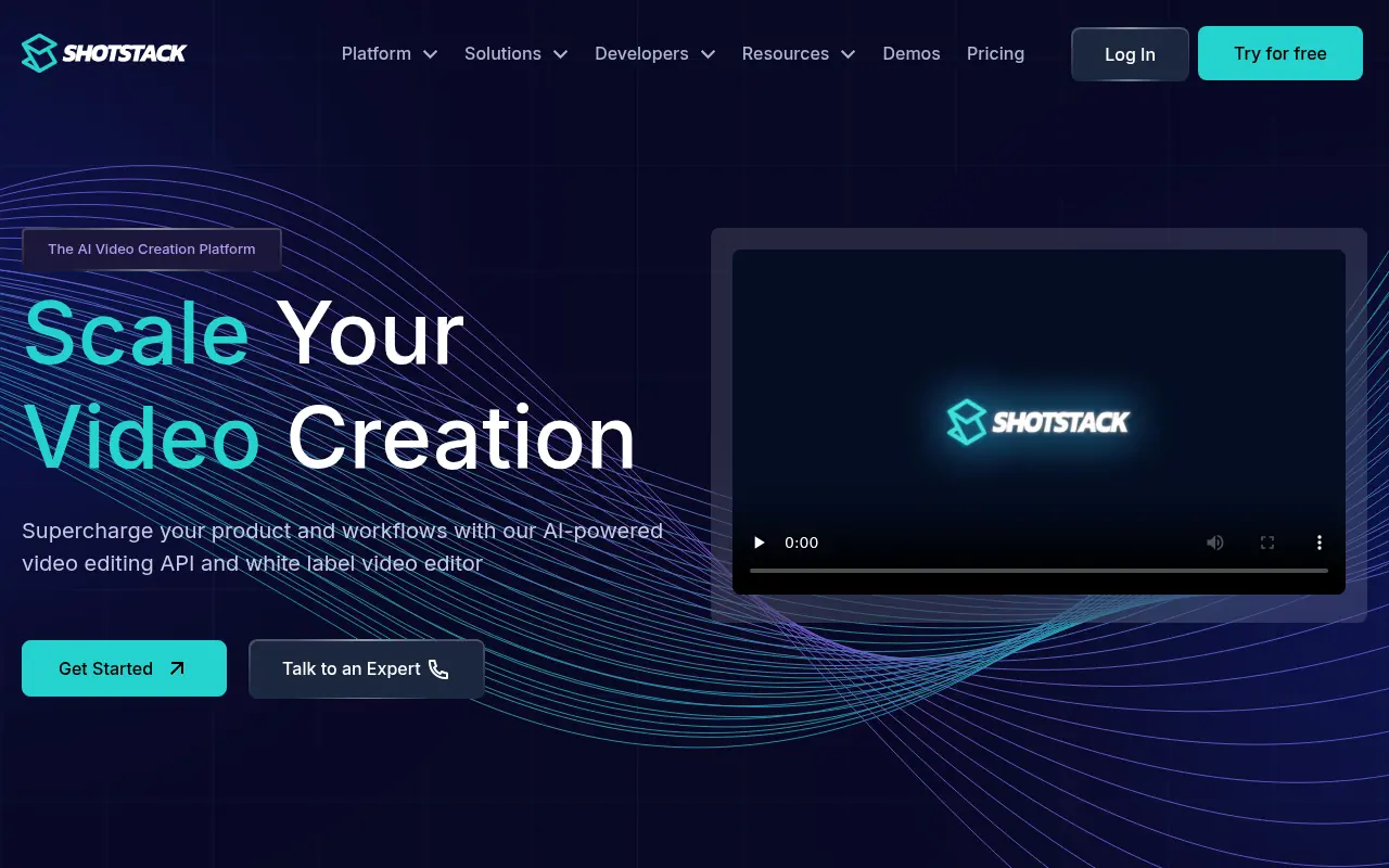 Shotstack screenshot