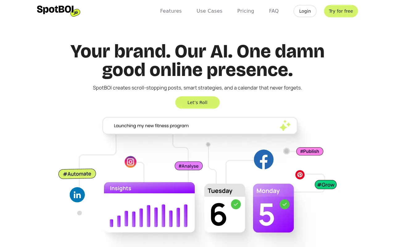 Spotboi.ai screenshot