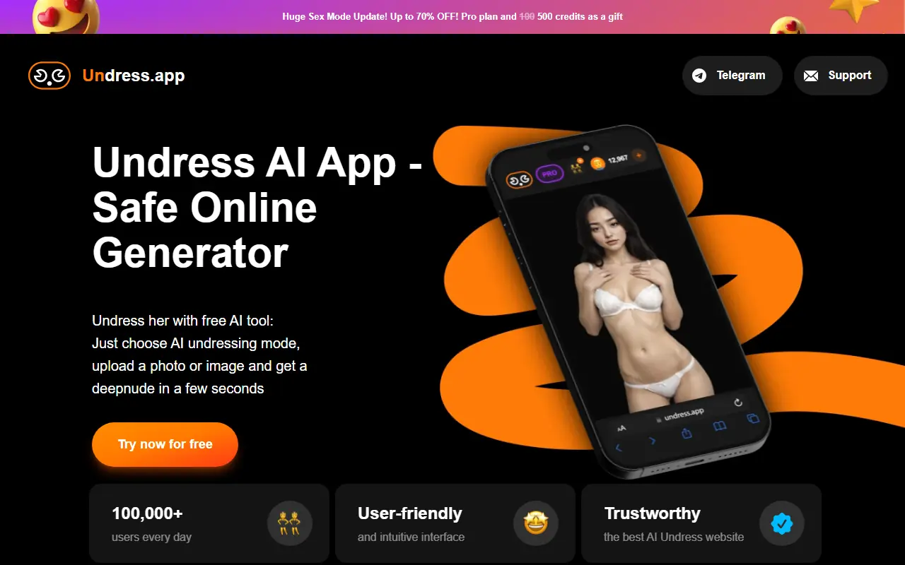 Undress.app screenshot