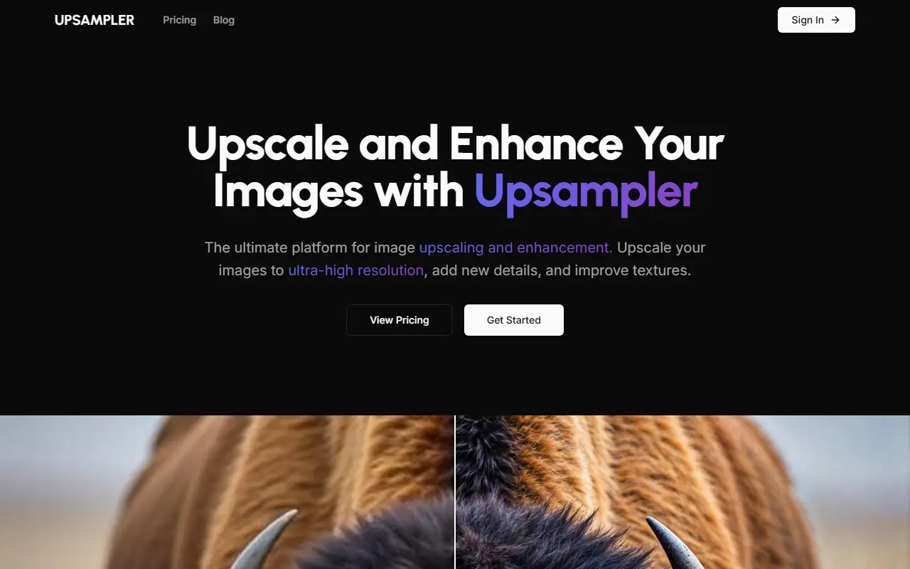 Upsampler screenshot