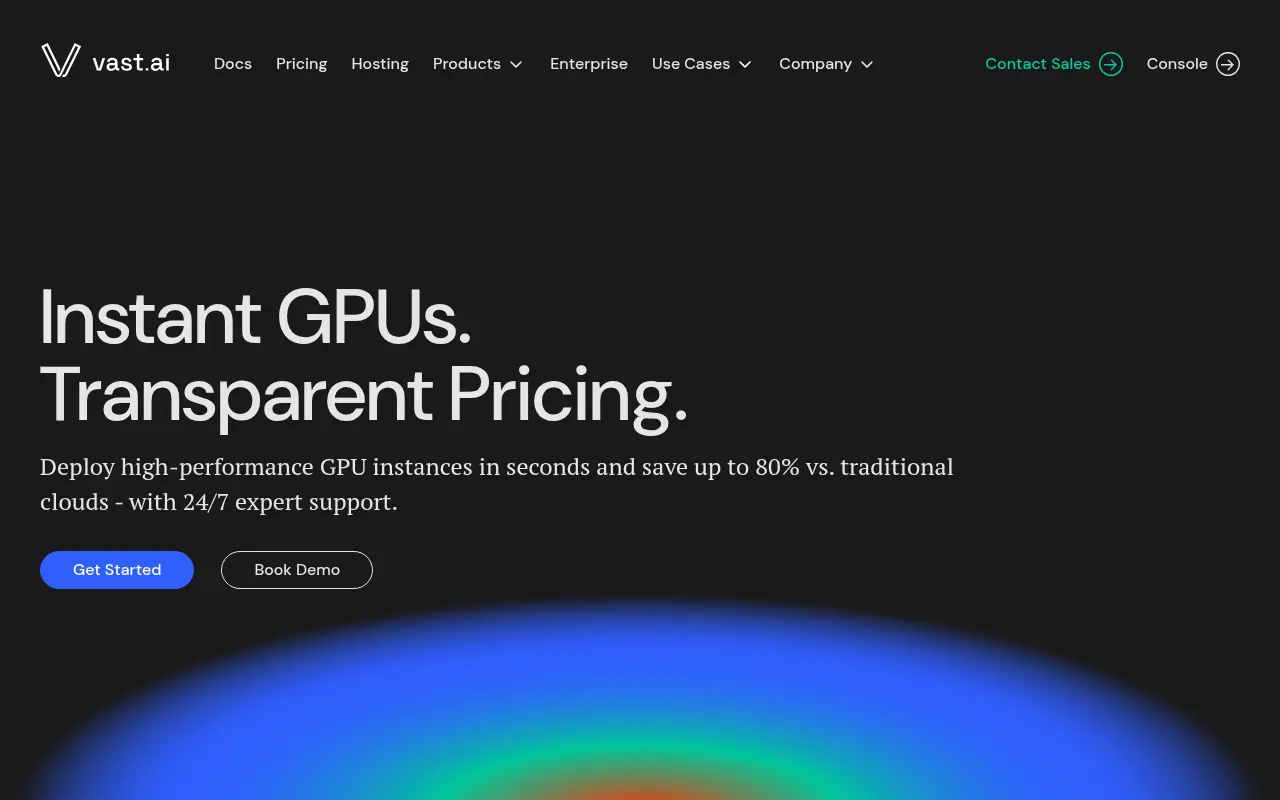 Vast.ai screenshot