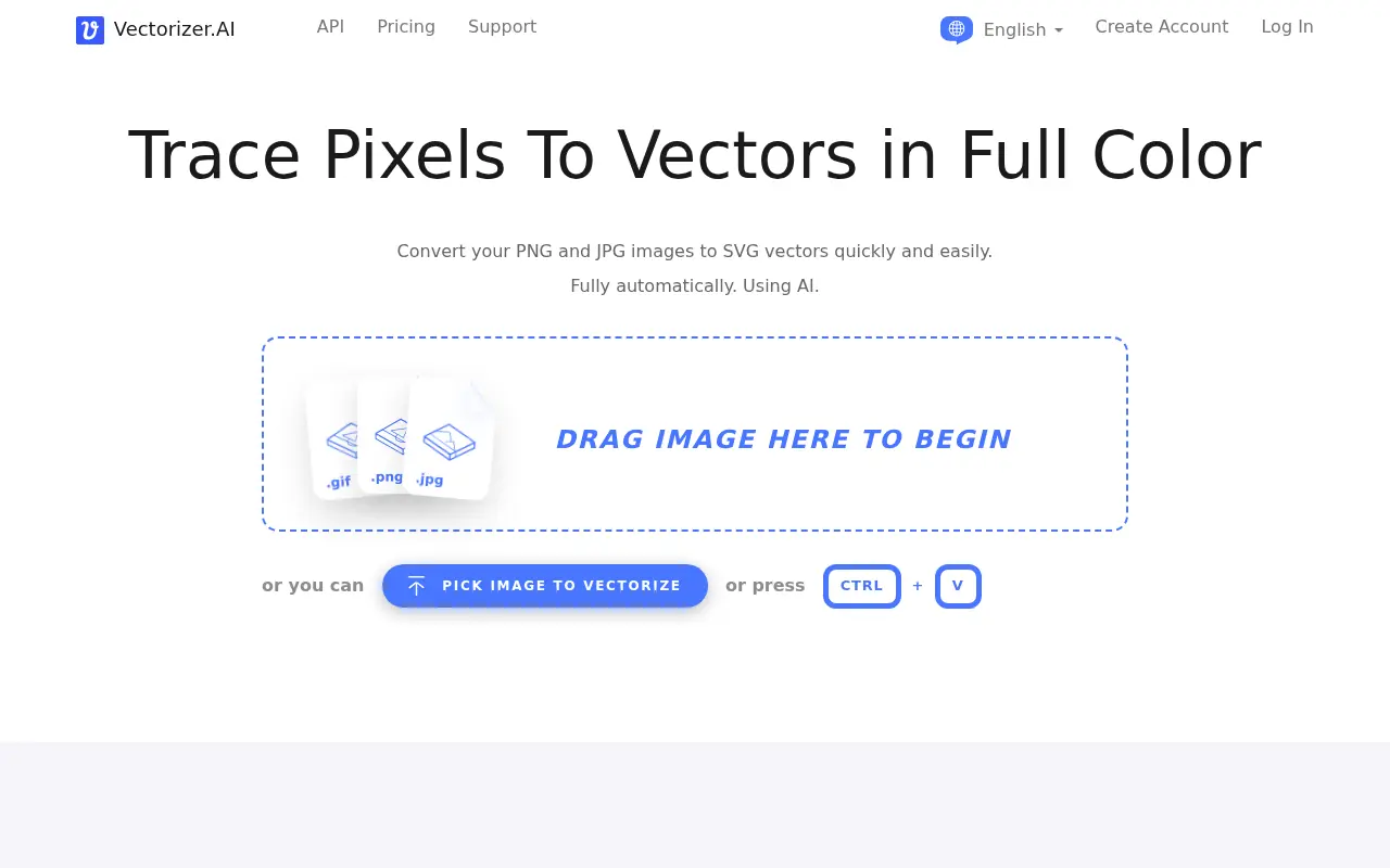 Vectorizer.AI screenshot