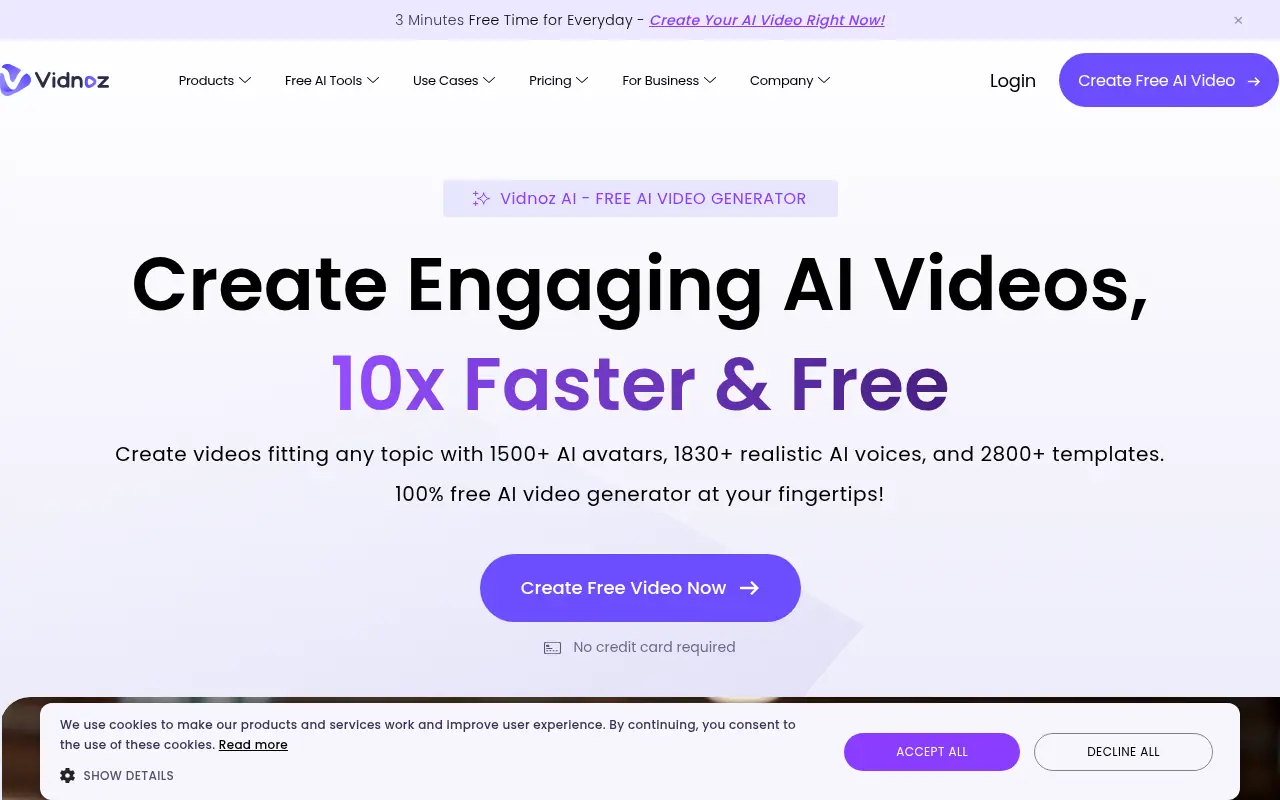 Vidnoz screenshot