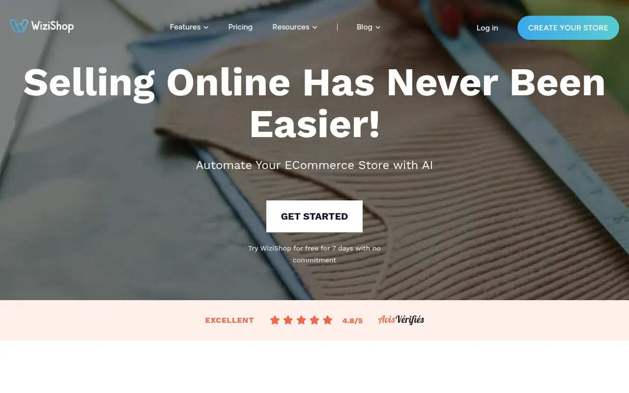 WiziShop screenshot
